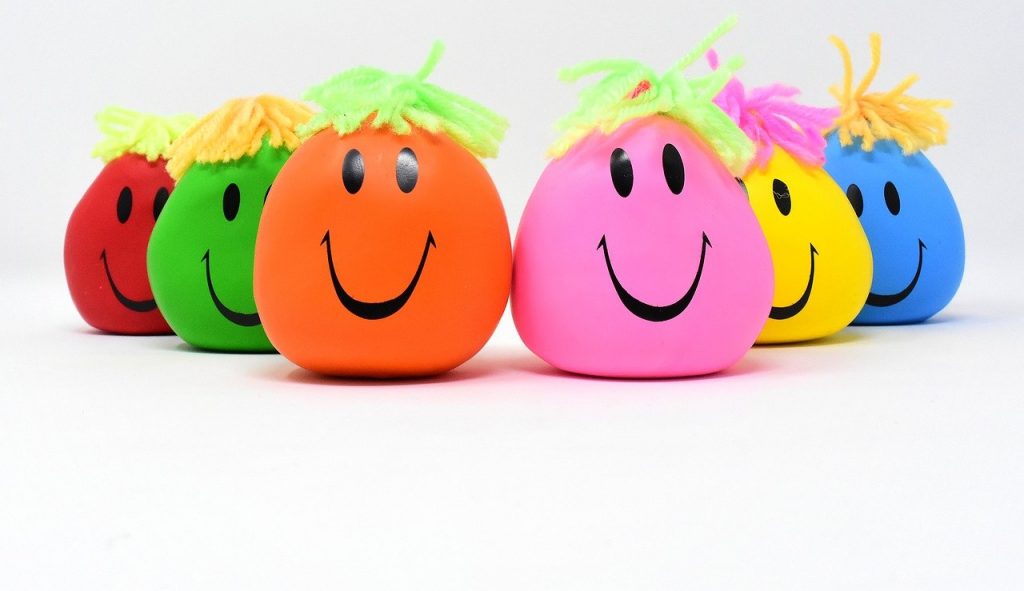 anti-stress balls, funny troop, smilies stress reduction